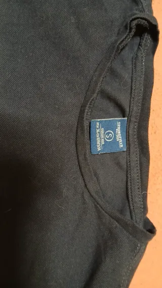 Camiseta manga larga hombre azul