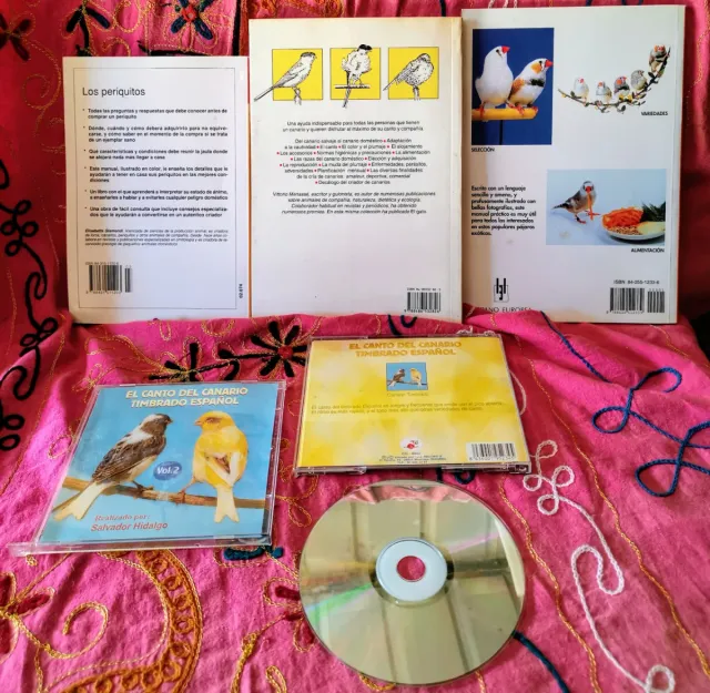 MANUALES PRÁCTICOS CANARIO, CD,PERIQUITO, DIAMANTE