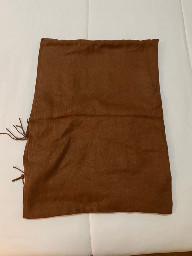 Bufanda Zara Marrón Hombre