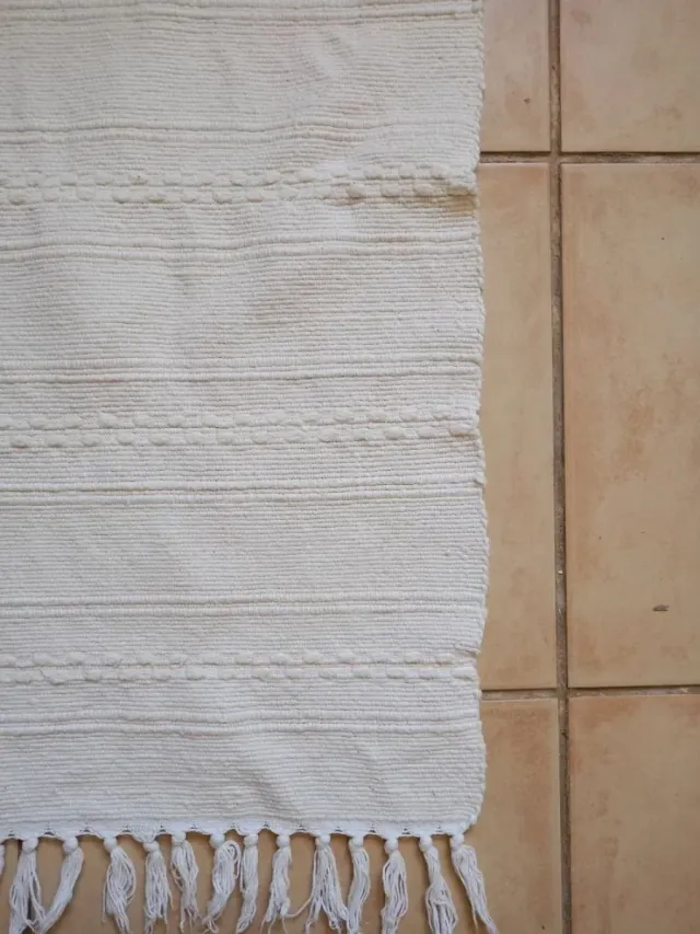 Alfombra de 100% algodón