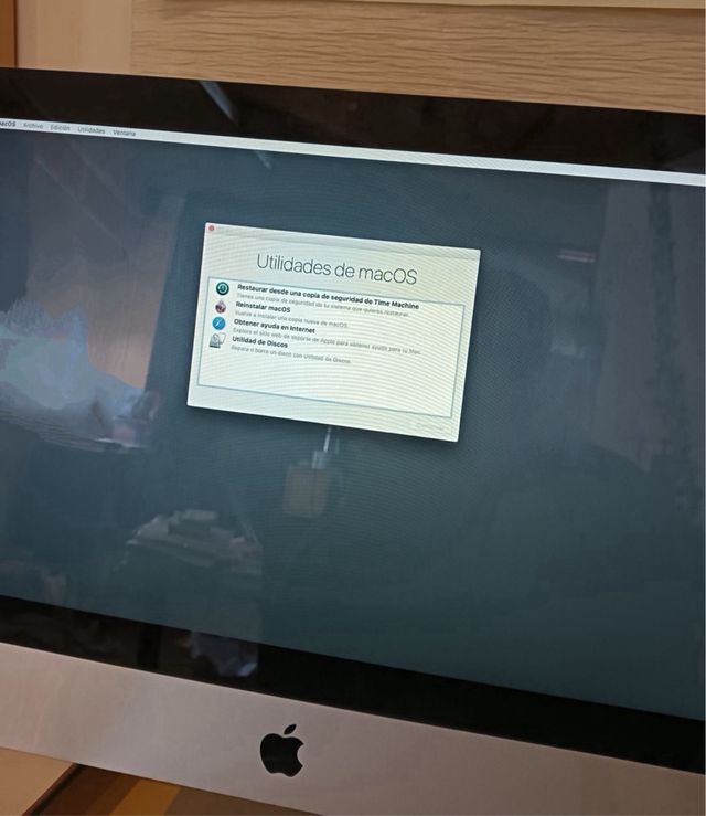 iMac 21.5 Finales 2009 Plata/Blanco