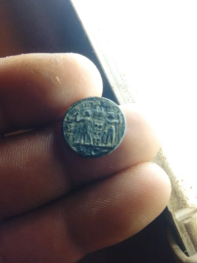 Moneda Antigua Constantino ll ceca Roma tercera of