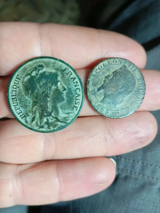 Vecchie monete francesi