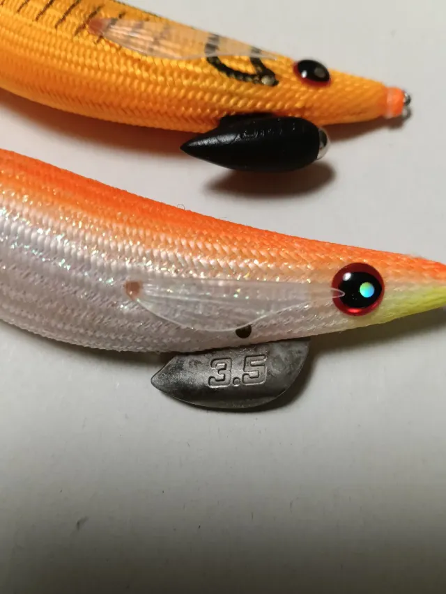 Señuelos DTD para calamar y sepia