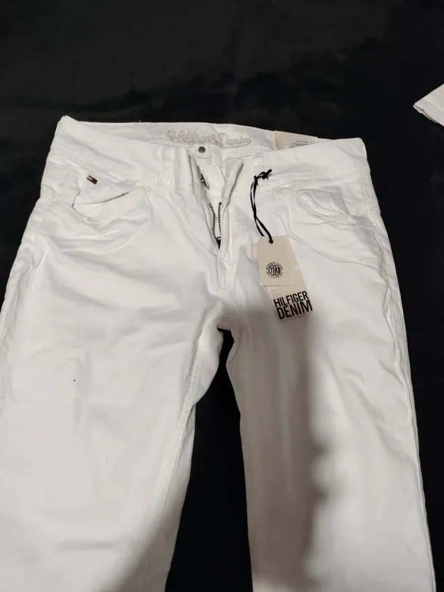 Pantalón Blanco Tommy Hilfiger Mujer
