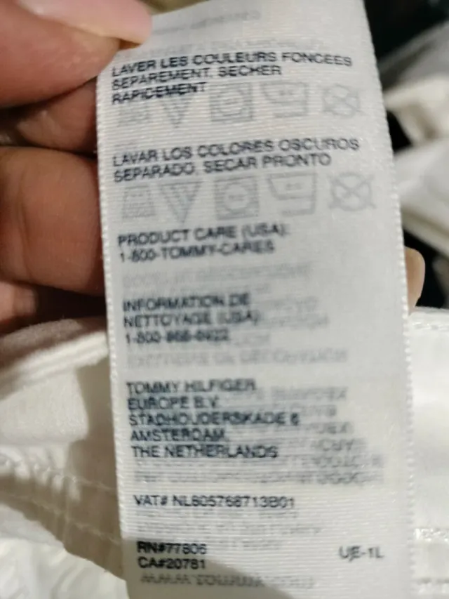 Pantalón Blanco Tommy Hilfiger Mujer