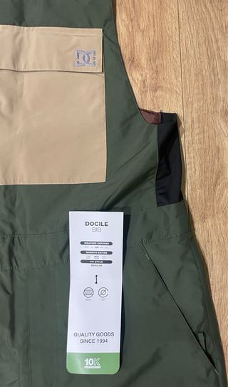 DC Shoes Docile 10K- 2025 Peto técnico snow para h