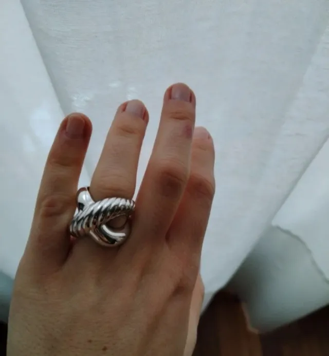 Anillo Aristocrazy Plata Cruzado