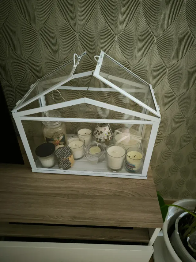 Invernadero Decorativo Cristal y Metal