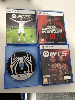 Consola PS5 + 2 Mandos + Juegos