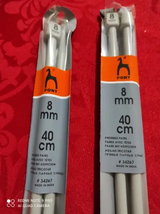 Ferri da maglia Pony 8 mm 40 cm