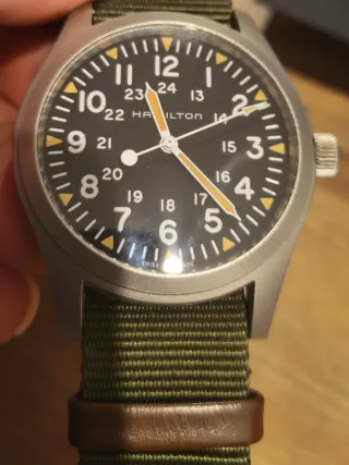 Hamilton Khaki Field Reloj Militar Verde