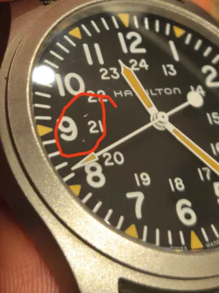 Hamilton Khaki Field Reloj Militar Verde