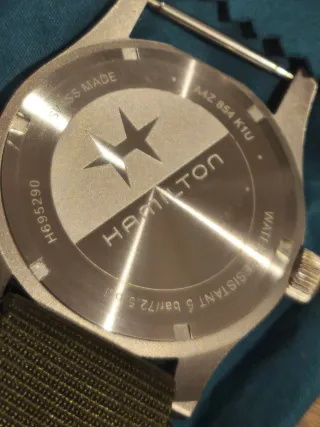 Hamilton Khaki Field Reloj Militar Verde