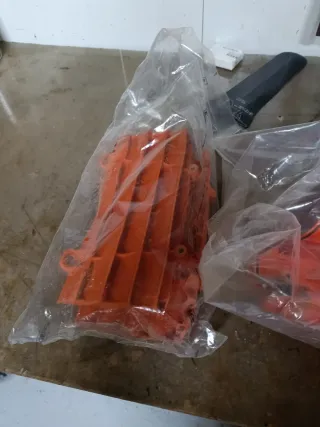 Protectores radiador KTM TPI Naranja Caja Filtro