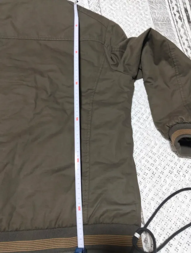 Chamarra Bomber Invierno Oliva