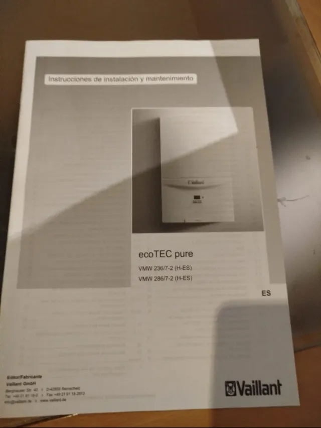 Caldera Vaillant ecotec pure 286