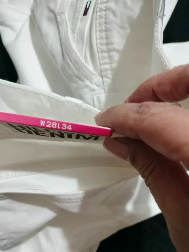 Pantalón Blanco Tommy Hilfiger Mujer Talla M