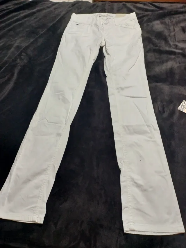 Pantalón Blanco Tommy Hilfiger Mujer Talla M