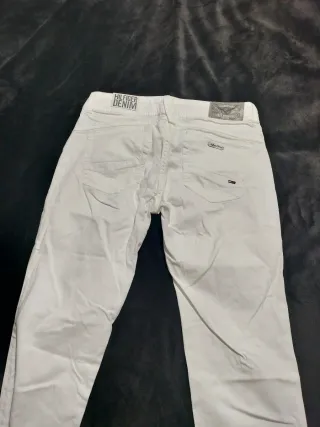 Pantalón Blanco Tommy Hilfiger Mujer Talla M
