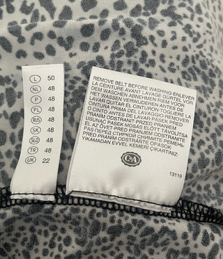 Blusa estampado animal print de leopardo