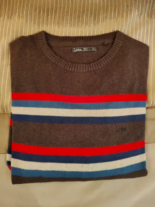 Jersey Lois Rayas Marrón Talla XXL