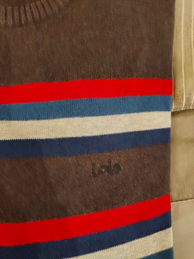 Jersey Lois Rayas Marrón Talla XXL