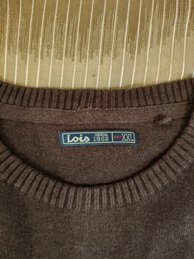 Jersey Lois Rayas Marrón Talla XXL