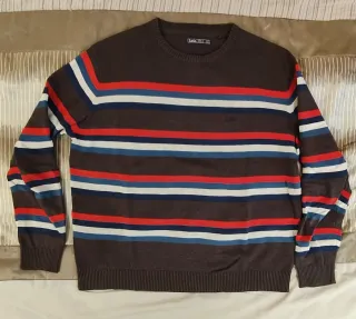 Jersey Lois Rayas Marrón Talla XXL