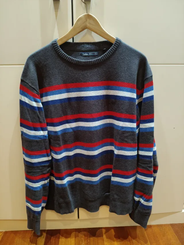 Jersey Lois Rayas Marrón Talla XXL