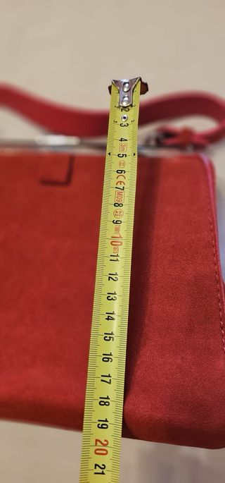 Bolso Zara Piel Rojo