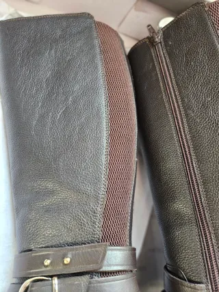 Botas altas ANTEA piel marrón