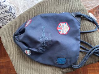 Mochila Pepe Jeans Azul Marino Multicolor