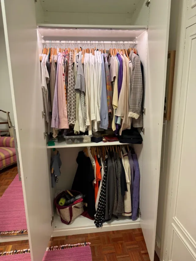 Armarios modulares IKEA blancos