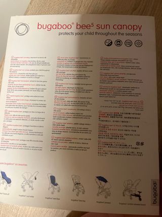 Capota Bugaboo Bee 5 Rosa Nueva