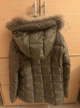 Giaccone donna Oltre marrone con cappuccio