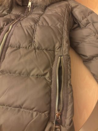 Giaccone donna Oltre marrone con cappuccio