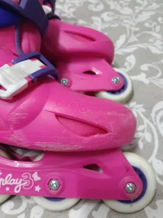 Patines en línea Oxelo rosas y morados