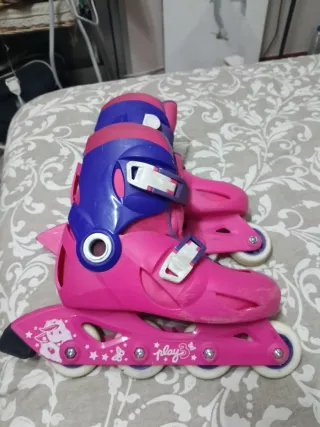 Patines en línea Oxelo rosas y morados