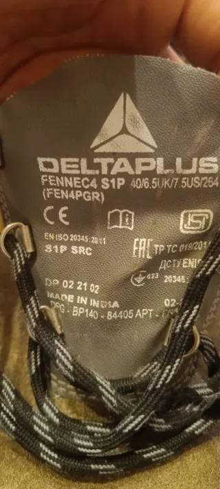 Zapatos Seguridad Hombre DELTAPLUS