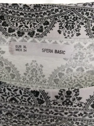 Blusa estampada manga larga