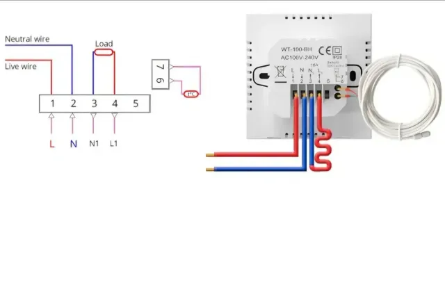 Termostato Inteligente Moes Zigbee 006 Series