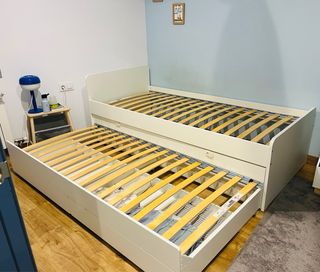 Cama nido SLÄKT blanca 90x200 cm