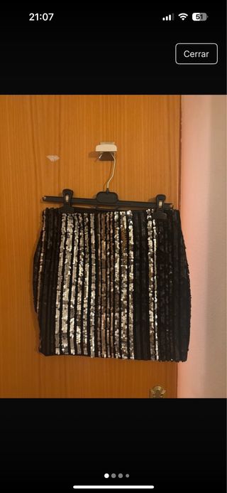 Falda lentejuelas