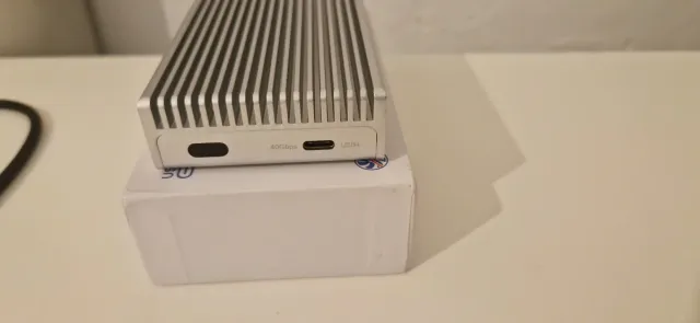 Caja SSD NVMe M.2 USB4 40Gbps Aluminio