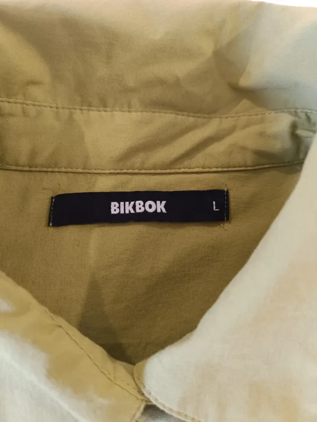 Camisa oversize verde lima