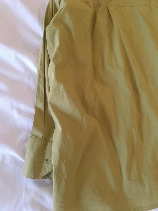 Camisa oversize verde lima