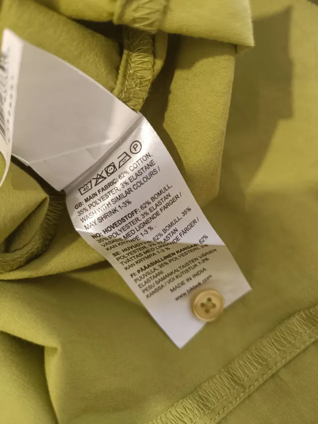 Camisa oversize verde lima