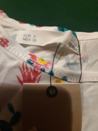 Camiseta tirantes cactus S sin estrenar