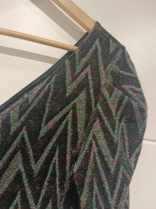 Mono fiesta negro y plateado